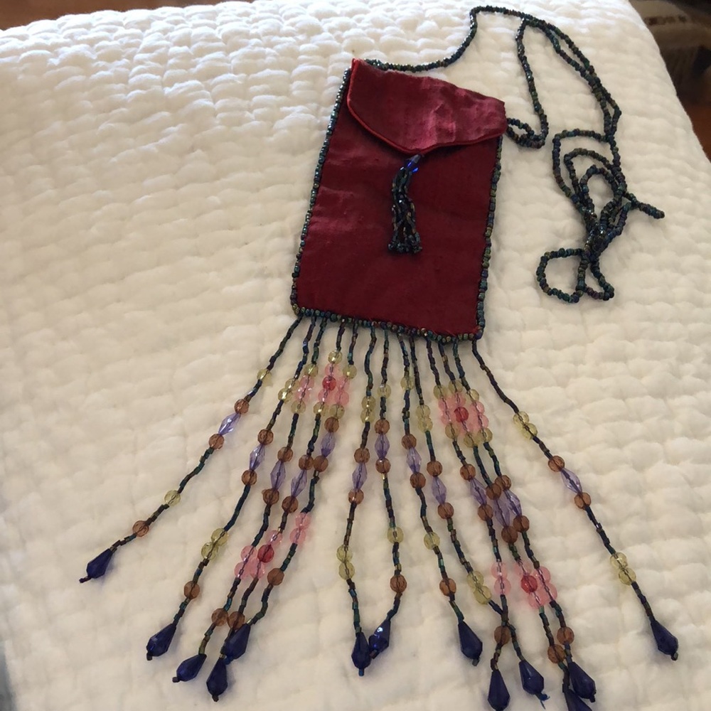 Silk and Beaded Eyeglass Necklace Like None Other!!!